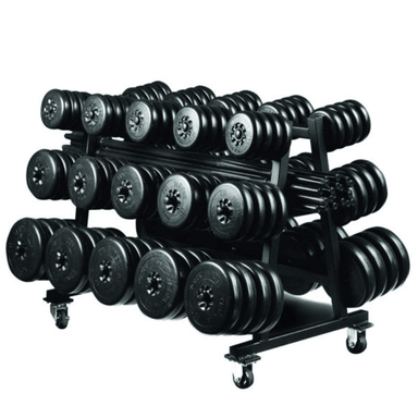 10170  YORK Aerobic Weight Set Club Pack (INCLUDES RACK - 69034)