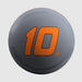 10 lb VTX Medicine ball on a white background