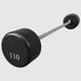 110 lb of VTX ROUND URETHANE FIXED STRAIGHT BARBELL - XSB-U