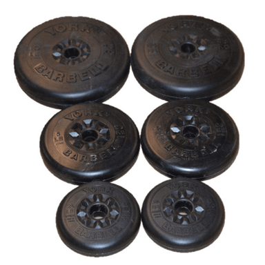 1172 YORK Aerobic Weight Set (2 x 10 lb, 5 lb, 2.5 lb) and pr. Quick Collars (Bar not included) - Aerobic Weight Set (2 x 10 lb, 5 lb, 2.5 lb) and pr. Quick Collars (Bar not included)