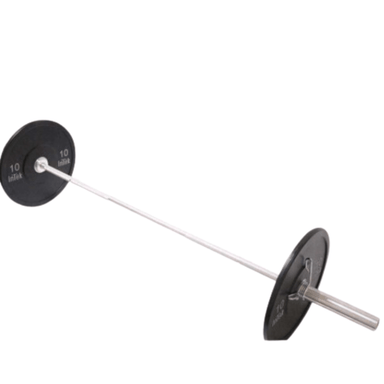 Intek Strength  Aluminum Training Bar with Needle Bearings | 2NBR  with 10lb Plate