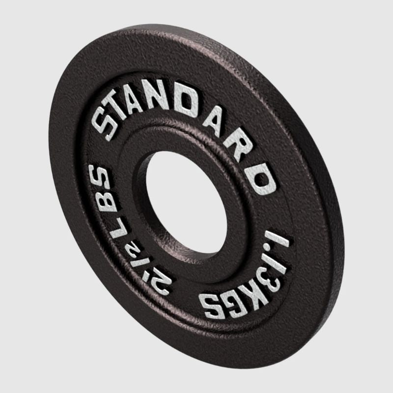 2.5 lbs Cast Iron Olympic Plate - Black