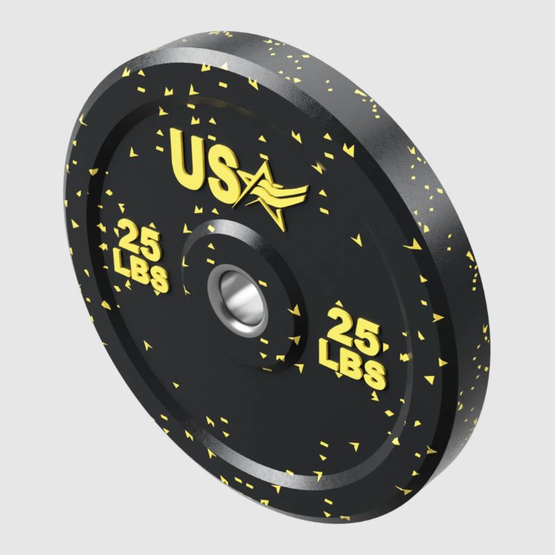 25 lbs USA Crumb Bumper Plates on a white background