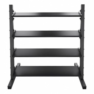 Power Systems Neoprene / Vinyl Horizontal Dumbbell 4-Tier Rack | 61775