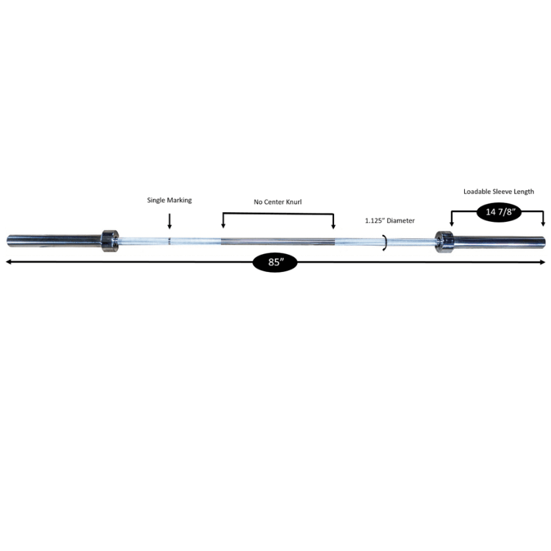 YORK 2976 7' Olympic Economy Bar — Dumbbells Direct