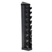 3-25lb or 5-30lb rubber hex straight handle dumbbells 8pr Vertical Dumbbell Rack Side View
