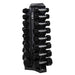 3-25lb rubber hex straight handle dumbbells w_ 8pr Vertical Dumbbell Rack