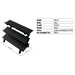 3-Tier Dumbbell Shelf Rack Dimensions and Specifications