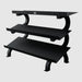 3-Tier Dumbbell Shelf Rack Right Side View on a white background