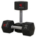 30lb urethane hex tri-grip handle dumbbells
