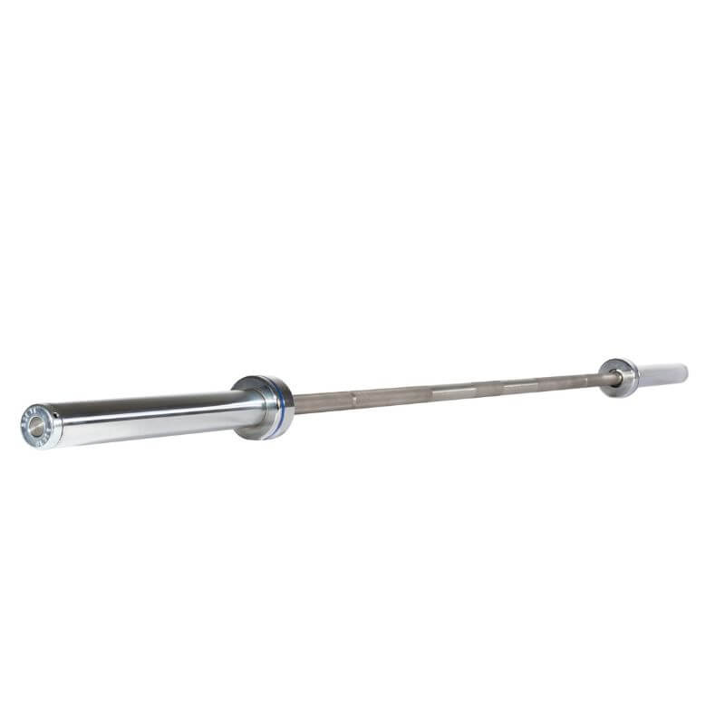 32010  YORK 20 Kg Men's Elite Stainless Steel Bar with Needle Bearing Sleeves 28mm