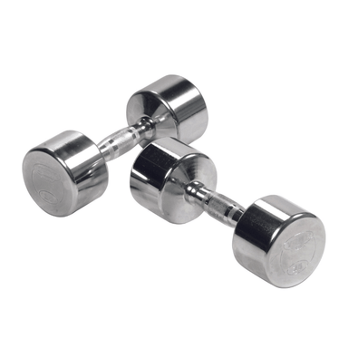York Professional Chrome Dumbbell Club Pack (Includes Rack) | 33062