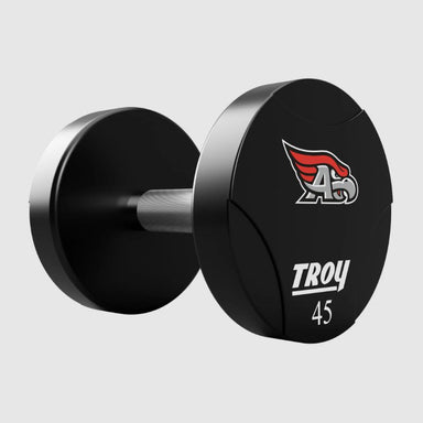 45 lbs Troy TSD-UTL Urethane Dumbbells with Custom Logo