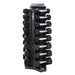 5-25lb urethane hex  tri-grip handle dumbbells w_ 8pr Vertical Dumbbell Rack Side View