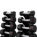 5-50lb urethane hex tri-grip handle dumbbells w_ 10 pair Vertical Dumbbell Rack Details