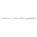 York Std Chrome Curl Bar w/ Fixed Inner Collars | 6006