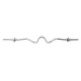 York Std Chrome Spin-Lock Super Curl Bar w/ Spin-Lock Collars | 6007
