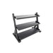 6235-B TKO  3-Tier Shelf Dumbbell Rack, Black Main