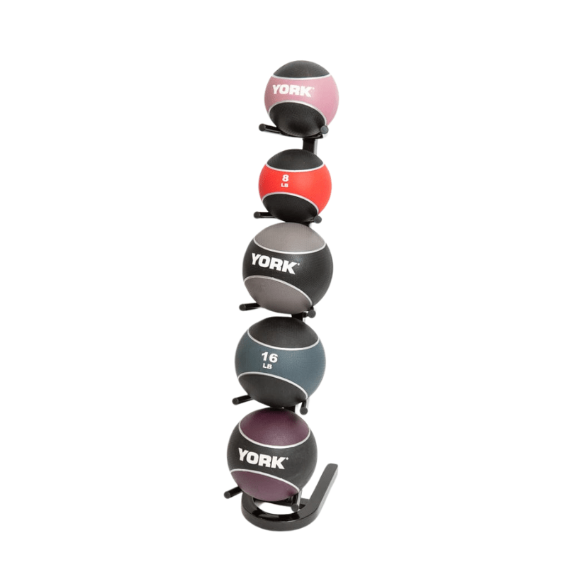 YORK Medicine Ball Display Stand – Vertical |  65101 Sample with Medicine Ball