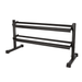 6913  YORK 8000 2 Tier Dumbbell Stand 48" Wide Design Empty