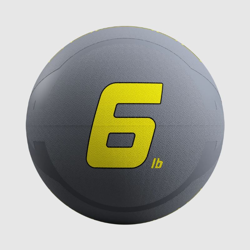6 lb VTX Medicine ball on a white background