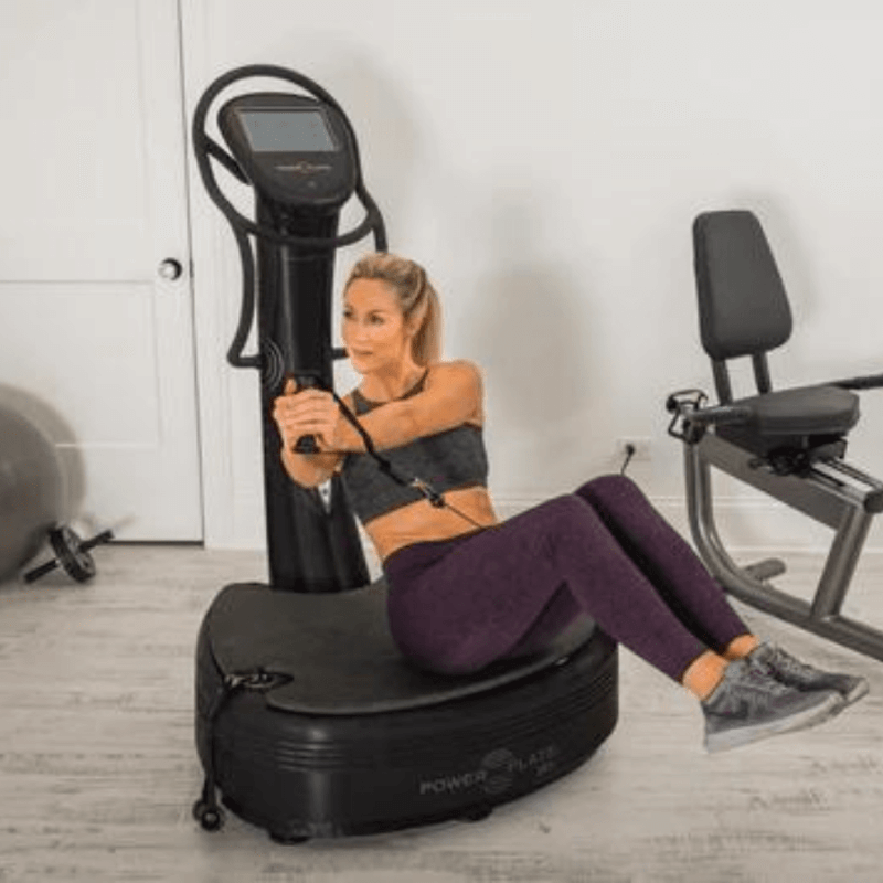  71-P5R-3900 Power Plate Pro5 Whole Body Vibration Exercise Machine - Matte Black Sample Exercise