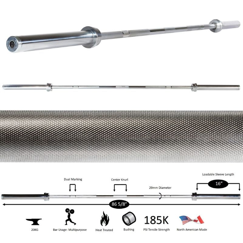 7′ USA Power Weight Bar Details