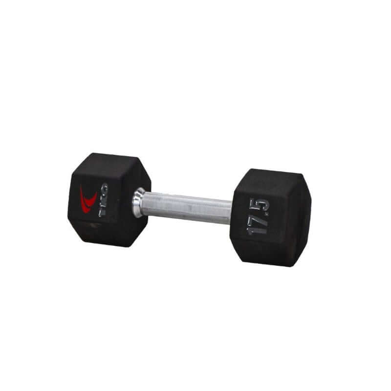 816TXU  TKO Urethane Hex Dumbbell Set, Tri-Grip 17.5 lb