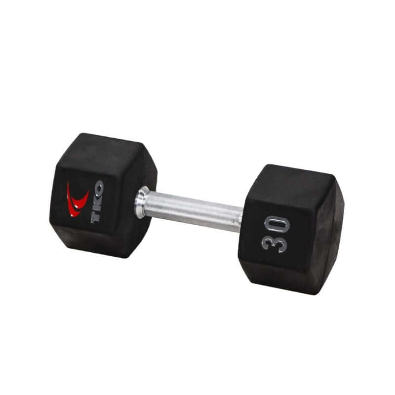 816TXU  TKO Urethane Hex Dumbbell Set, Tri-Grip 30 lb