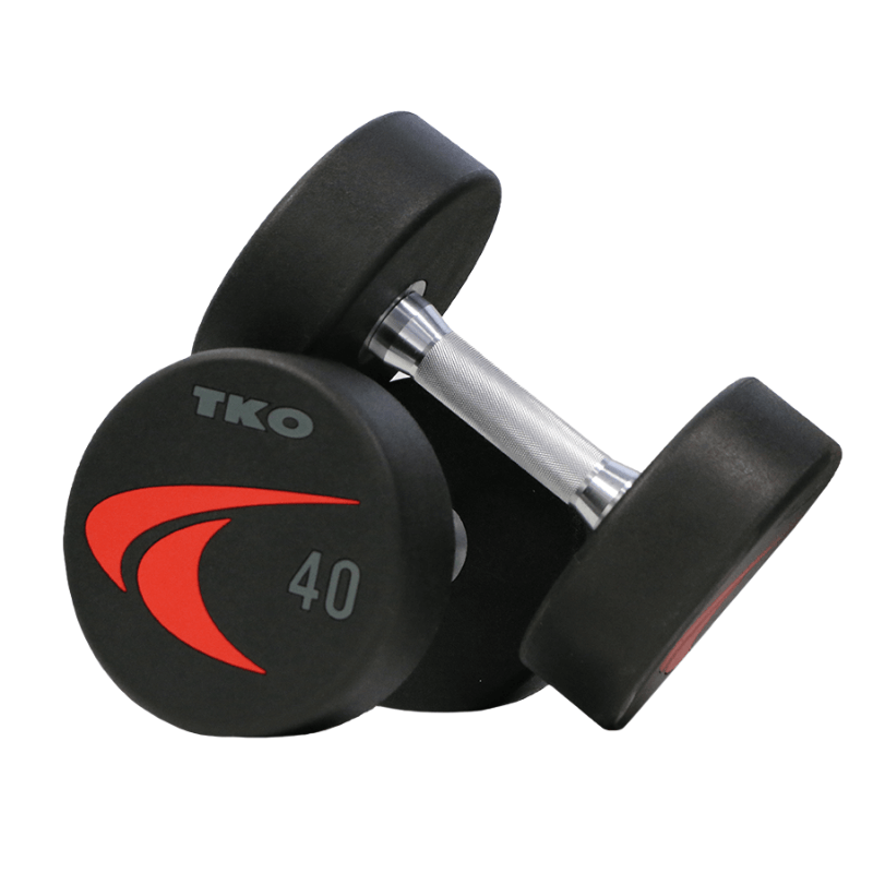 TKO 830US Signature Round Urethane Dumbbell Set