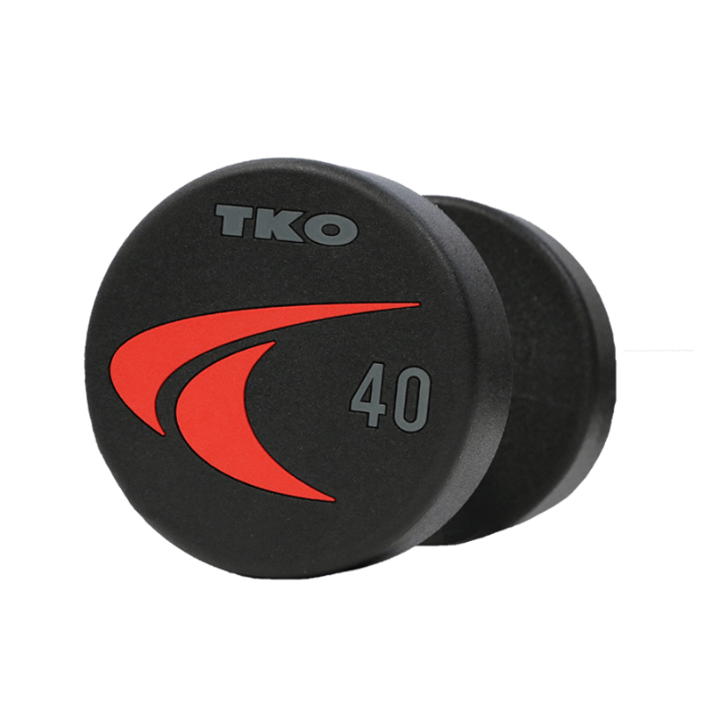 TKO 830US Signature Round Urethane Dumbbell Set