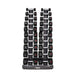 840VDR10  TKO Vertical Dumbbell Rack (Holds 5-50 Hex Dumbbells ) Sample with Dumbbells