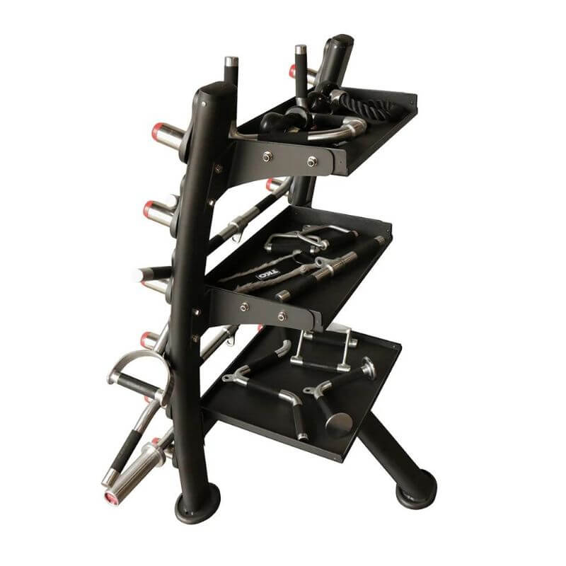 848ACR-BK TKO  Accessory Rack Sample with Accessory 