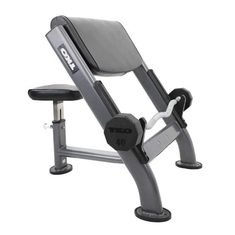 867PB-B TKO   Preacher Curl Bench Sample with Barbell