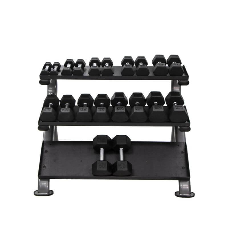 890HDR-B TKO  3-Tier Horizontal Dumbbell Rack (Holds 5-75lbs) 