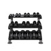 890HDR-B TKO  3-Tier Horizontal Dumbbell Rack (Holds 5-75lbs) 