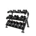 890HDR-B TKO  3-Tier Horizontal Dumbbell Rack (Holds 5-75lbs) 