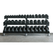 891HDR  TKO 3-Tier Horizontal Mega Rack Sample with Dumbbell