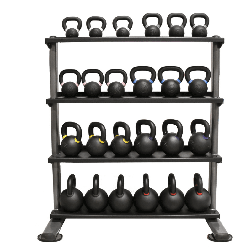  895KR-4 TKO 4 - Tier Kettle Bell Rack Sample with Kettle Bell