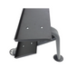 TKO 5-50lb rubber hex tri-grip handle dumbbells w/ 3 tier shelf rack | S890-TXRA10