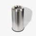 8 Gallon Open Top Stainless Steel Trash Can on a white background