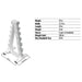 A-Frame 6 Pair Dumbbell Rack Specifications and Dimensions