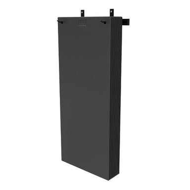 Power Systems Adjustable Wall Rack w/ Hanging Club Mat in Black