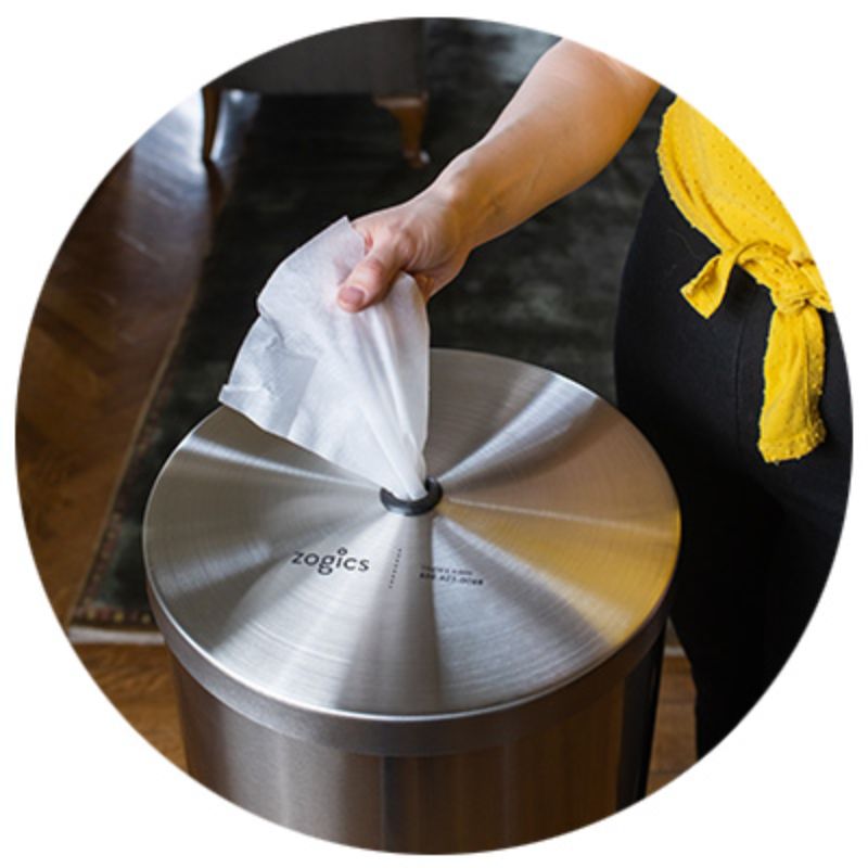 Antibacterial Disinfecting Wipes (4 rolls_case) + Stainless Steel Dispenser used in Gym