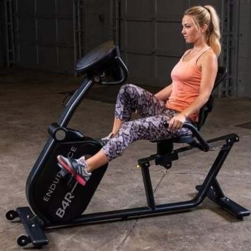 B4RB  Body Solid Endurance Recumbent Bike  Sample Exercise