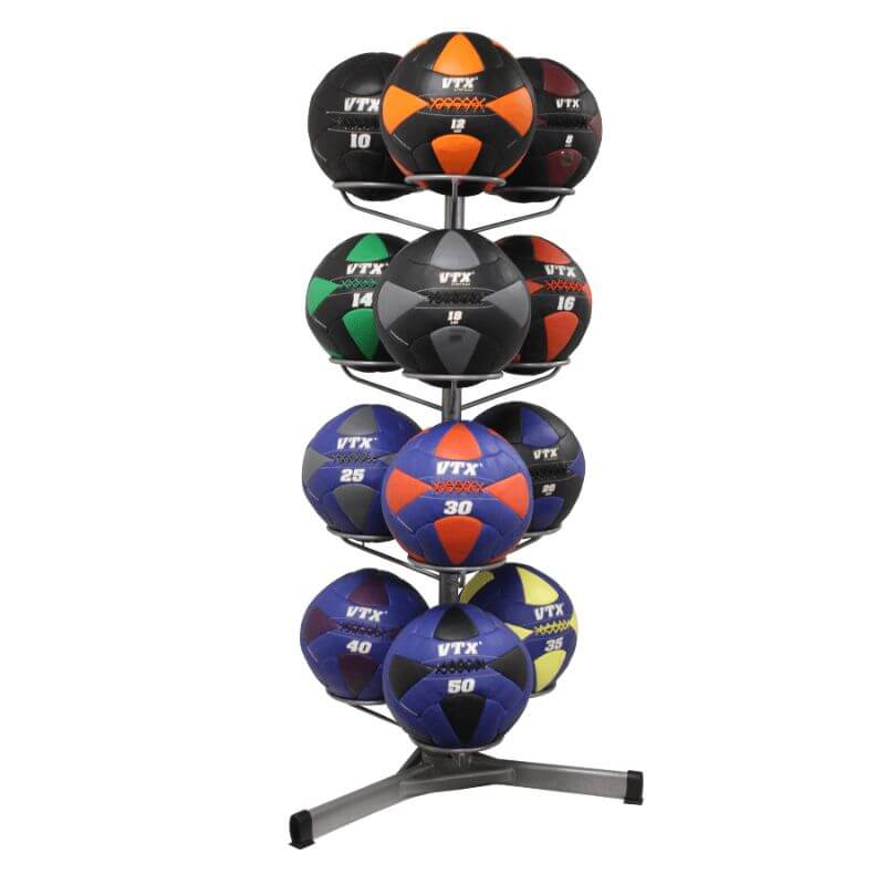 BALLPAC-PWB50 Troy  Wall Ball Rack with 8-50 Pound Wall Balls  Main