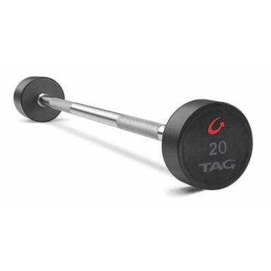 BBEL-STRT TAG Fitness  Premium Ultrathane 20-110lb and Set, Fixed Barbell with Straight Handle