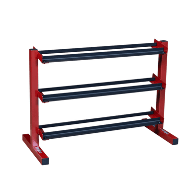 BFDR10  Body Solid Best Fitness 3 Tier Horizontal Dumbbell Rack Empty