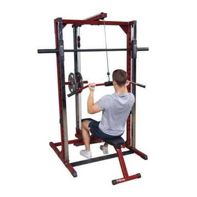 BFLA250  Body Solid Lat Attachment for BFSM250 Sample Exercise with Bench