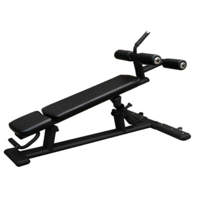 TAG Fitness BNCH-DB-B Adjustable Decline Bench - Black Frame